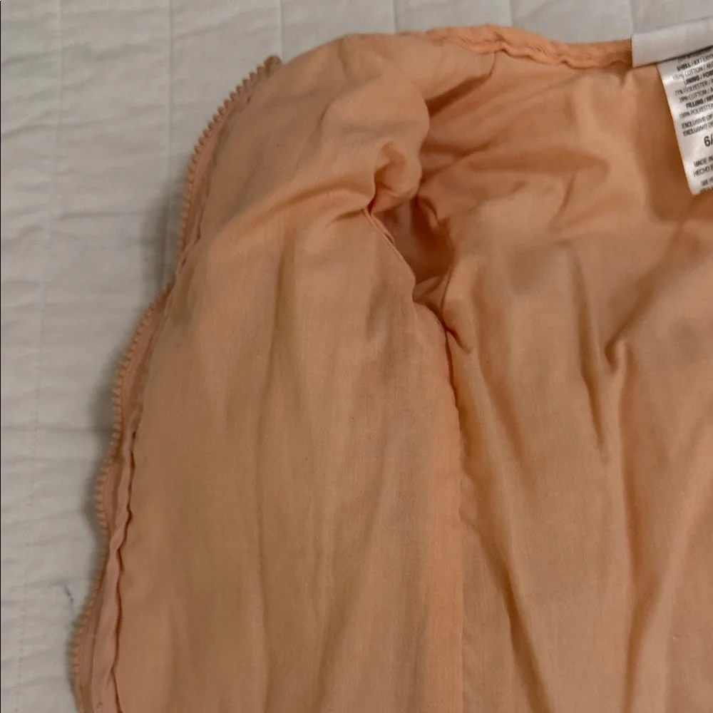 Nicole Miller Peach Quilted Kids Jacket